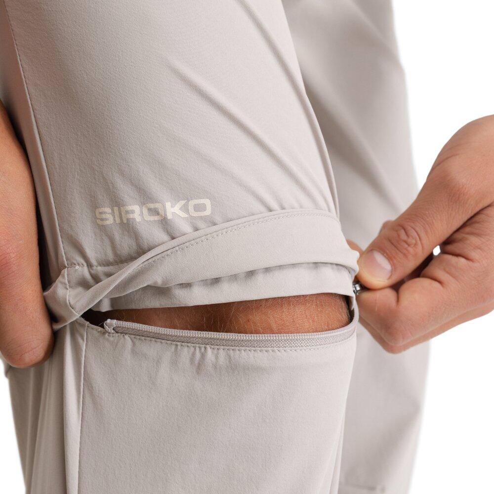 Pantalon modulable randonnée homme Cairn Stone Beige 5/6