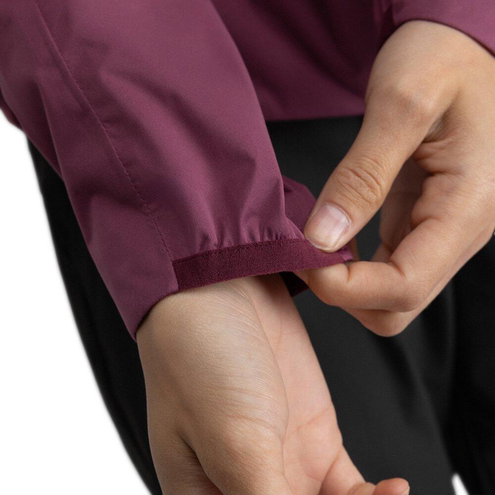 Casaco de caminhada impermeável para mulher Velora Purple Roxo 5/7