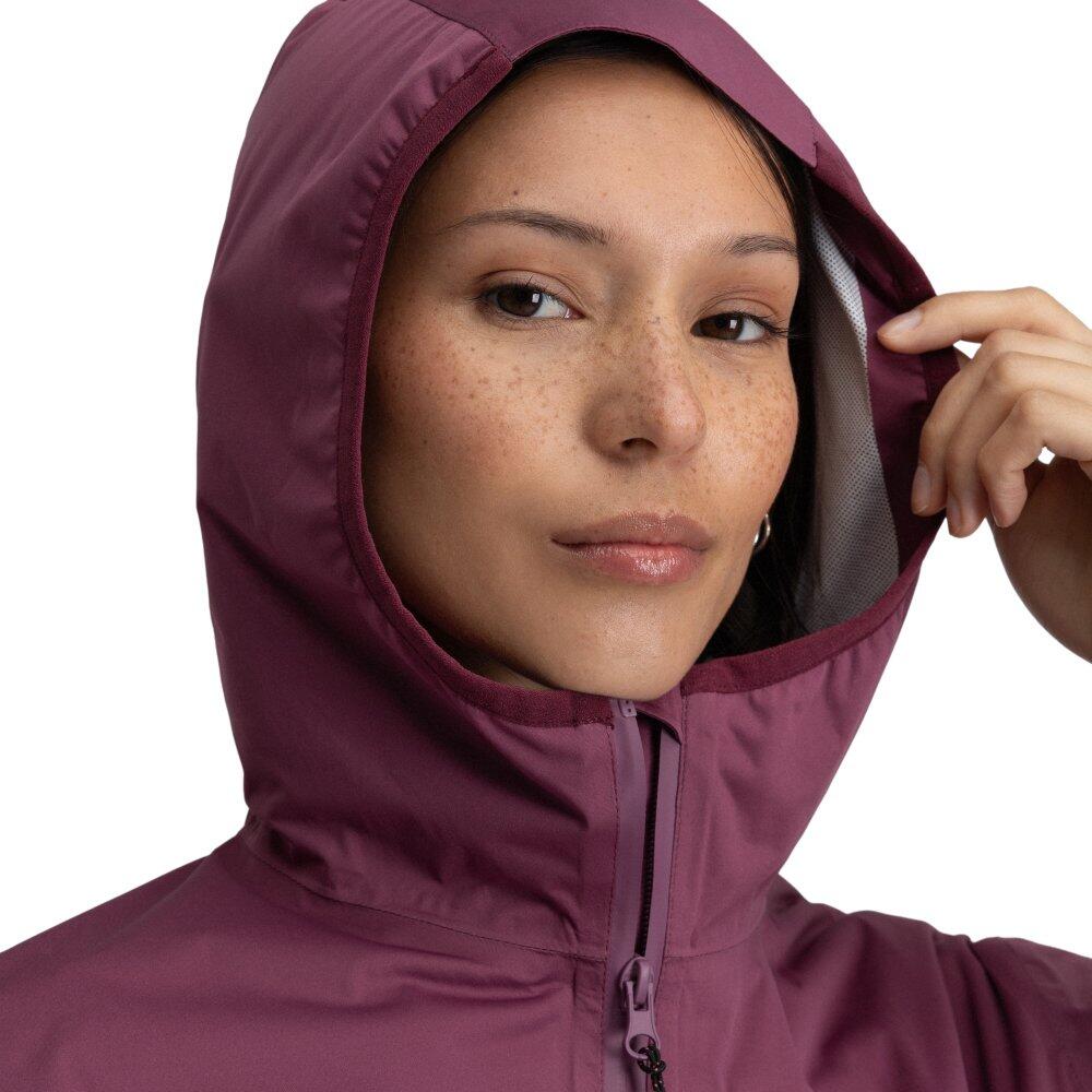 Casaco de caminhada impermeável para mulher Velora Purple Roxo 6/7