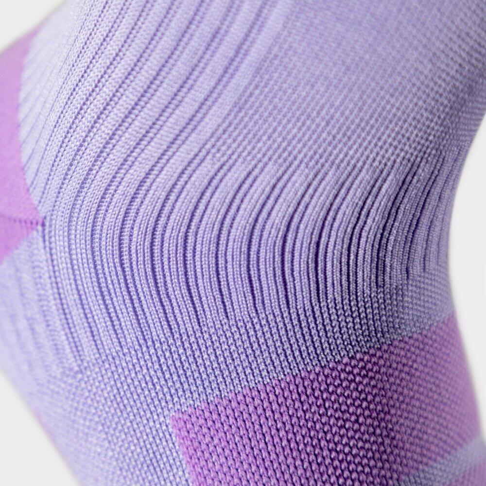 Chaussettes de snowboard Sports d'hiver Homme et Femme AORAKI Violet Lavande 4/7