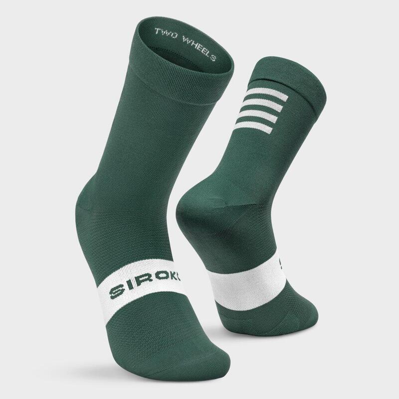 Șosete de S1 Green Alpe d'Huez Verde Armată
