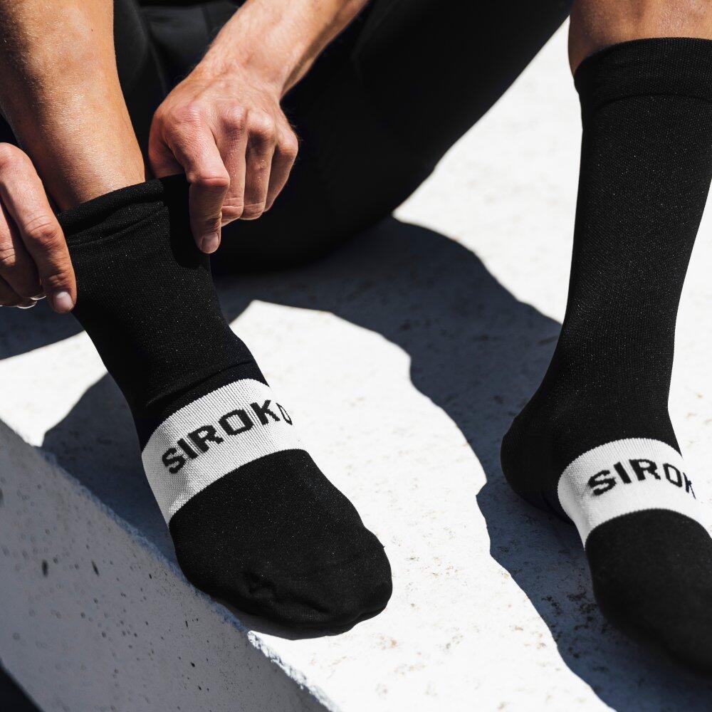 Chaussettes vélo Cyclisme Homme et Femme S1 Black Kapelmuur Noir 5/7