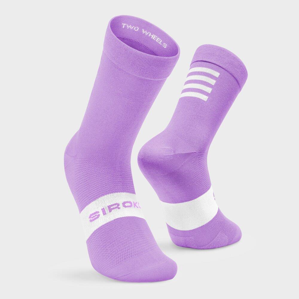 Chaussettes vélo Cyclisme Homme et Femme S1 Lilac Etna Lavande 4/7