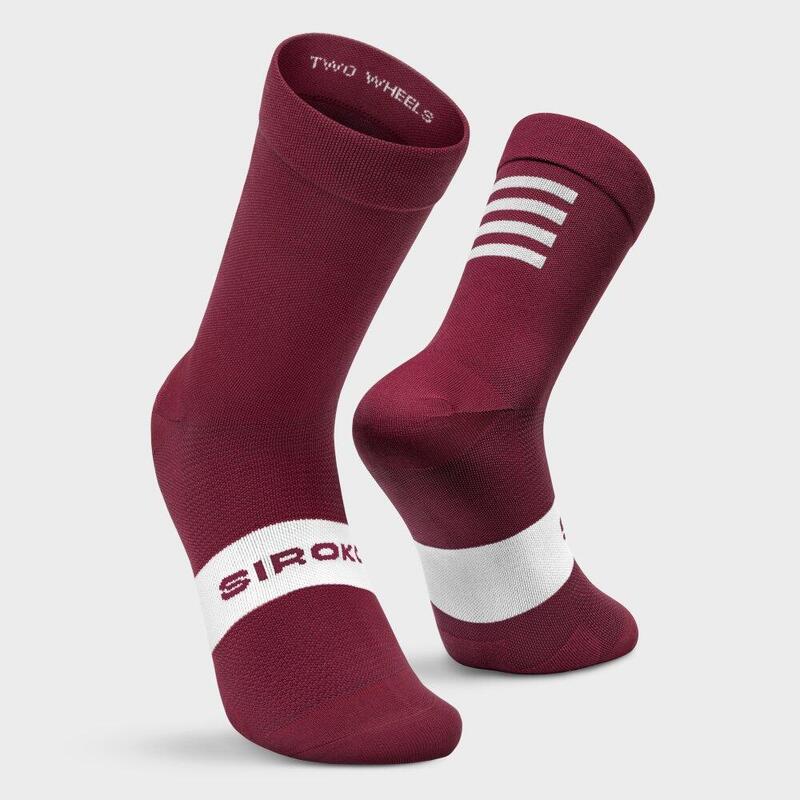 Șosete de S1 Maroon Volata Maroon