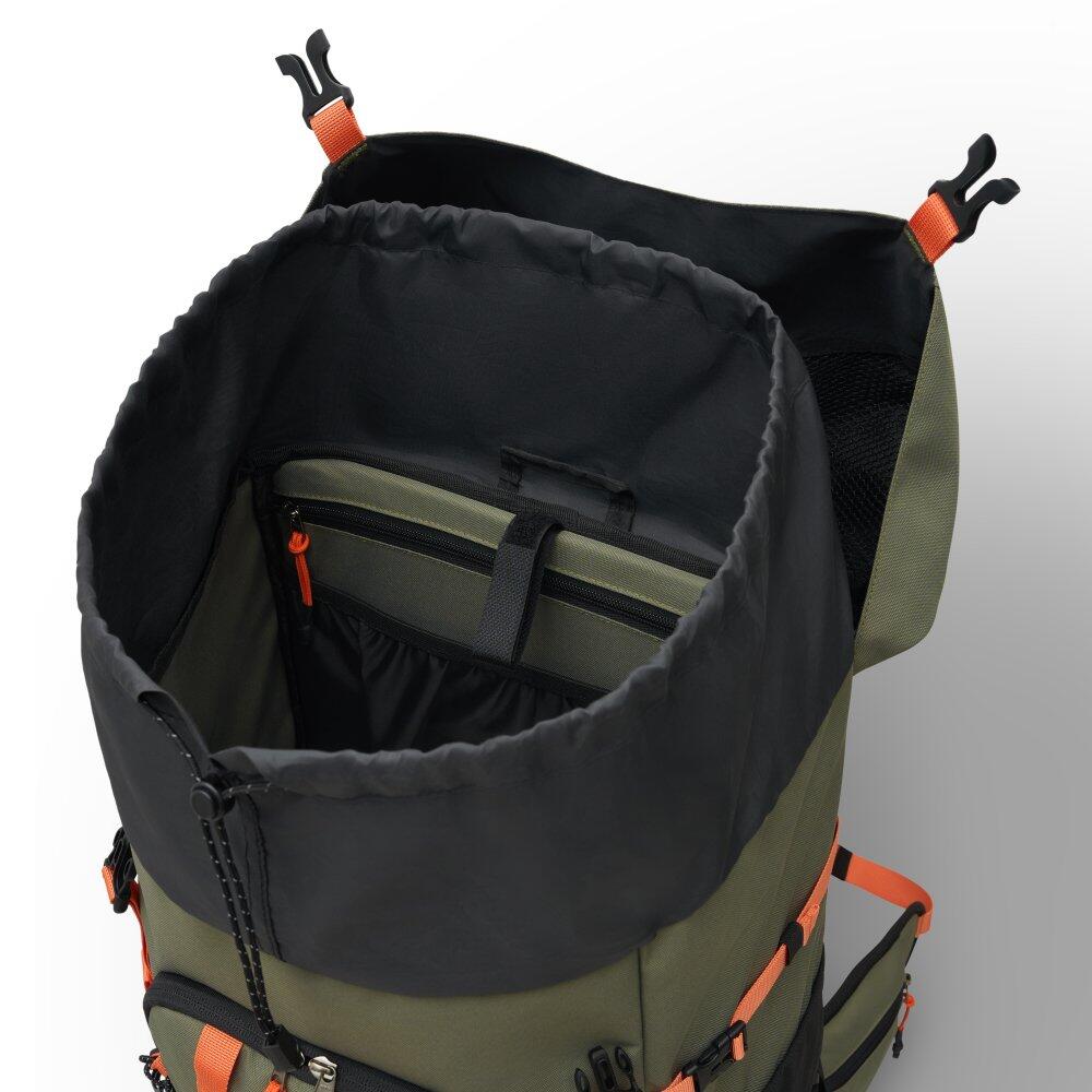 Sac à dos randonnée 50L housse imperméable Homme et Femme Venture 50 Green Ve 5/6