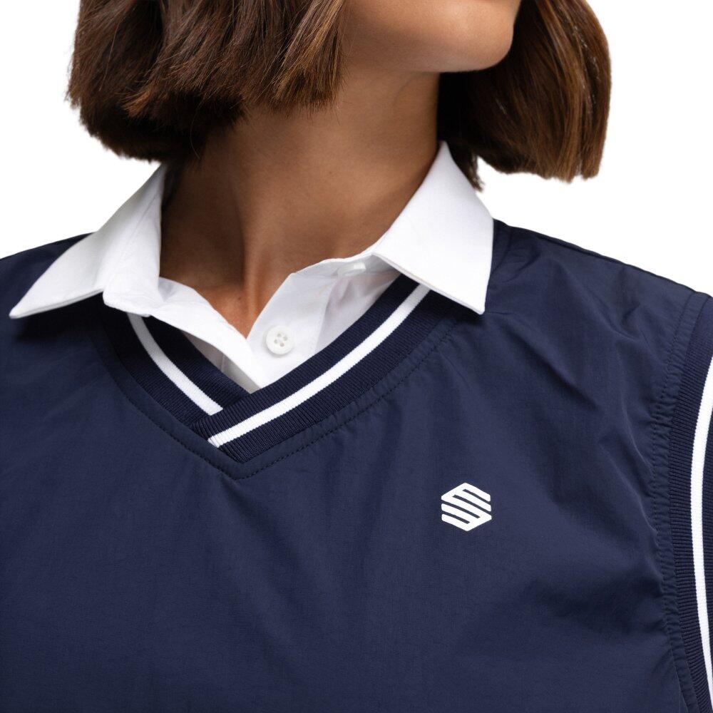Gilet coupe-vent de golf femme Grace Navy Bleu 5/6