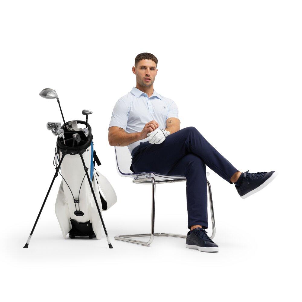 Polo de golf technique homme Birkdale Blue Bleu 3/8