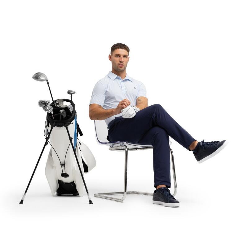 Tricou polo de performant pentru bărbați Birkdale Blue Albastru