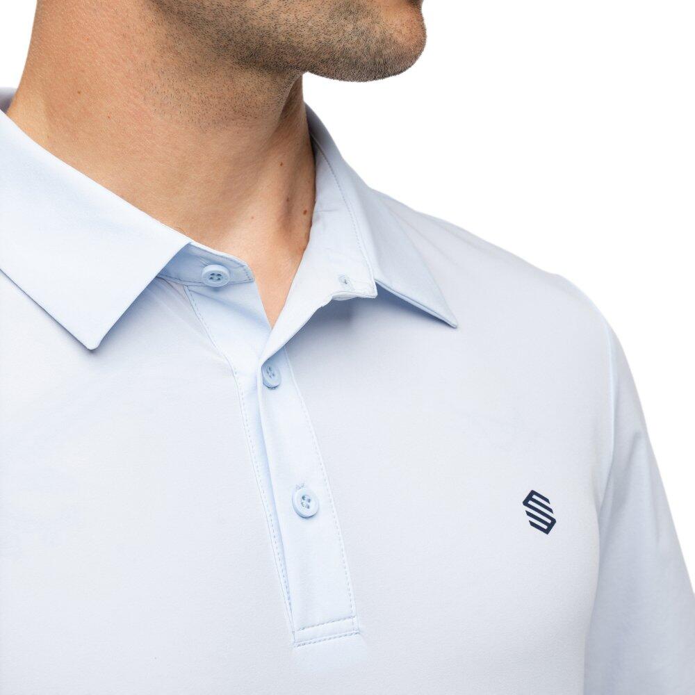 Polo de golf technique homme Birkdale Blue Bleu 5/8