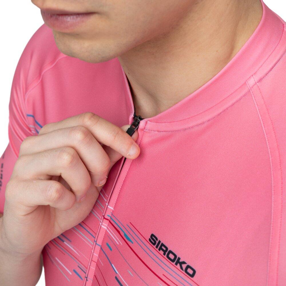 Maillot vélo manches courtes homme Cyclisme M2 Toscano Corail 5/8