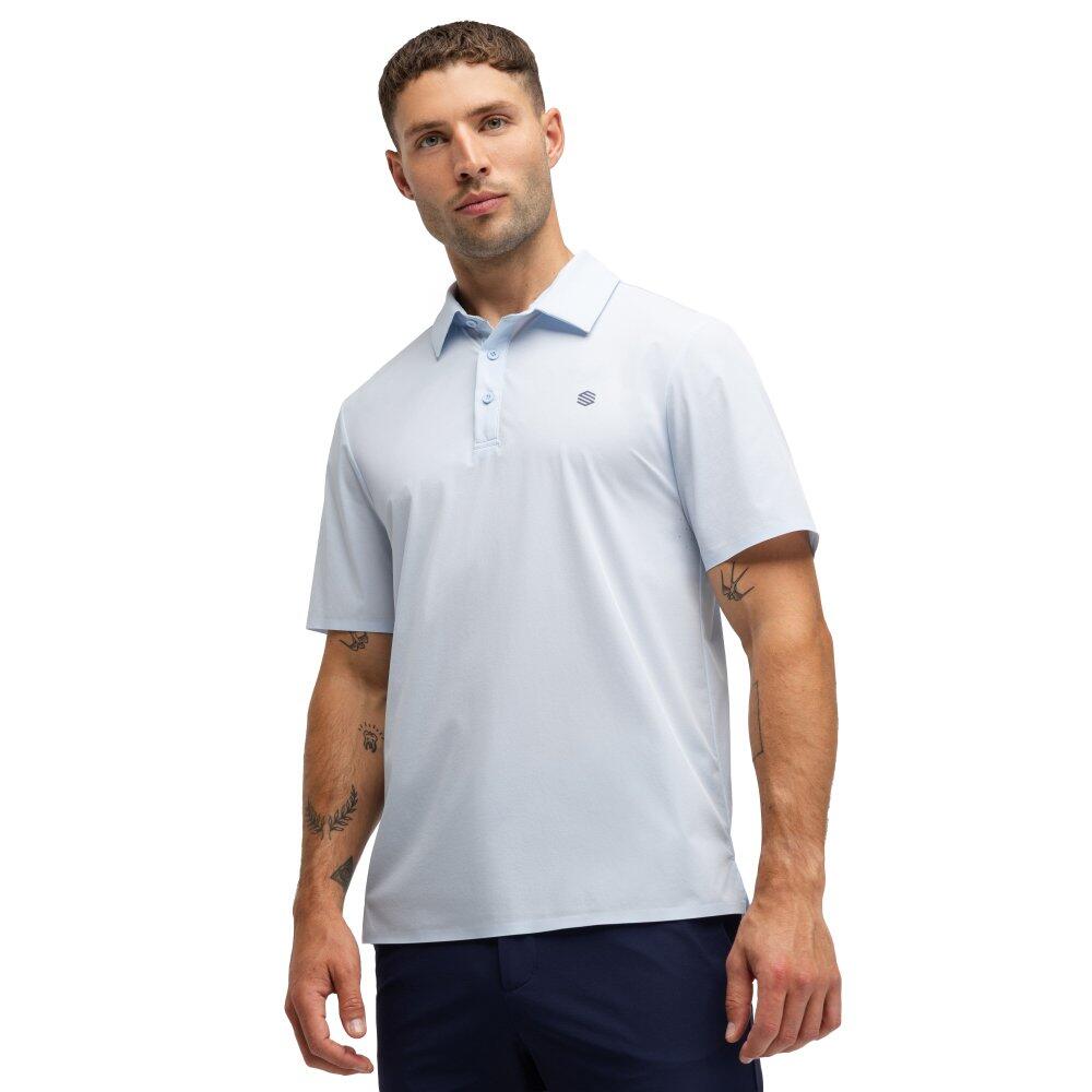 Men Golf ’s performance polo shirt Birkdale Blue Blue