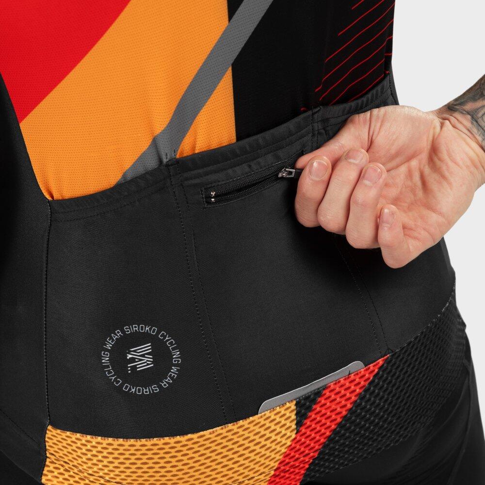 Maillot vélo manches courtes homme Cyclisme M2 Colorado Noir 5/7