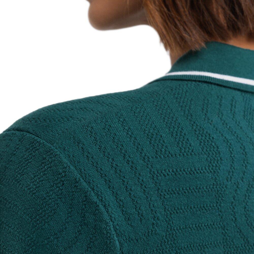 Damen Golf strick-poloshirt Hazard Teal Grün 4/6