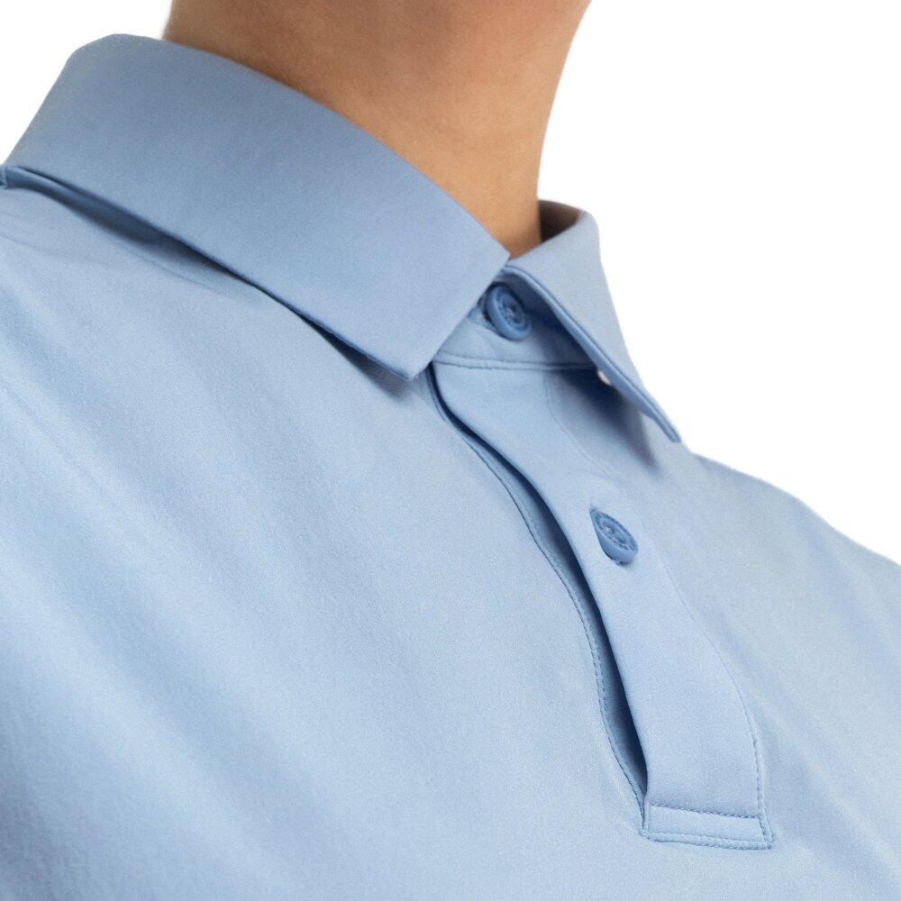 Damen Golf Ärmelloses funktions-poloshirt Llorea Blue Blau 5/8