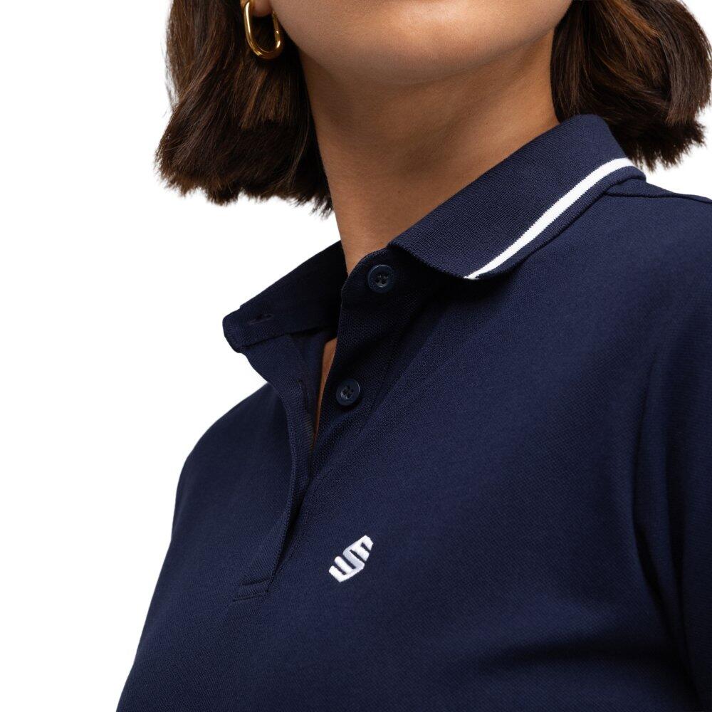 Damen Golf piqué-poloshirt Valderrama Navy Blau 5/8