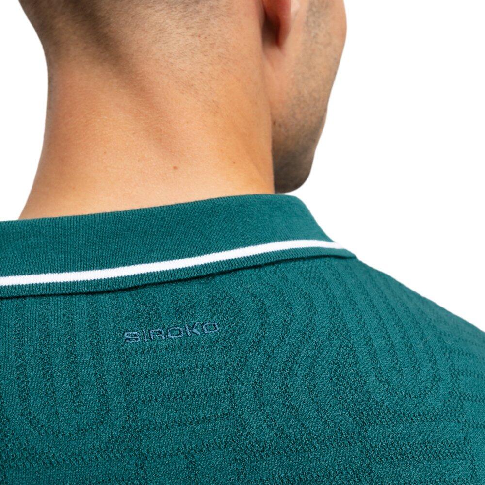 Herren Golf strick-poloshirt Trevino Teal Grün 5/7