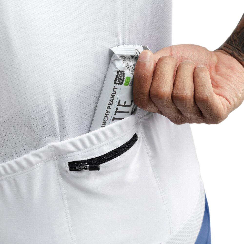 Herren Radsport kurzärmeliges radtrikot für M2 Westfalia Weiß 5/7