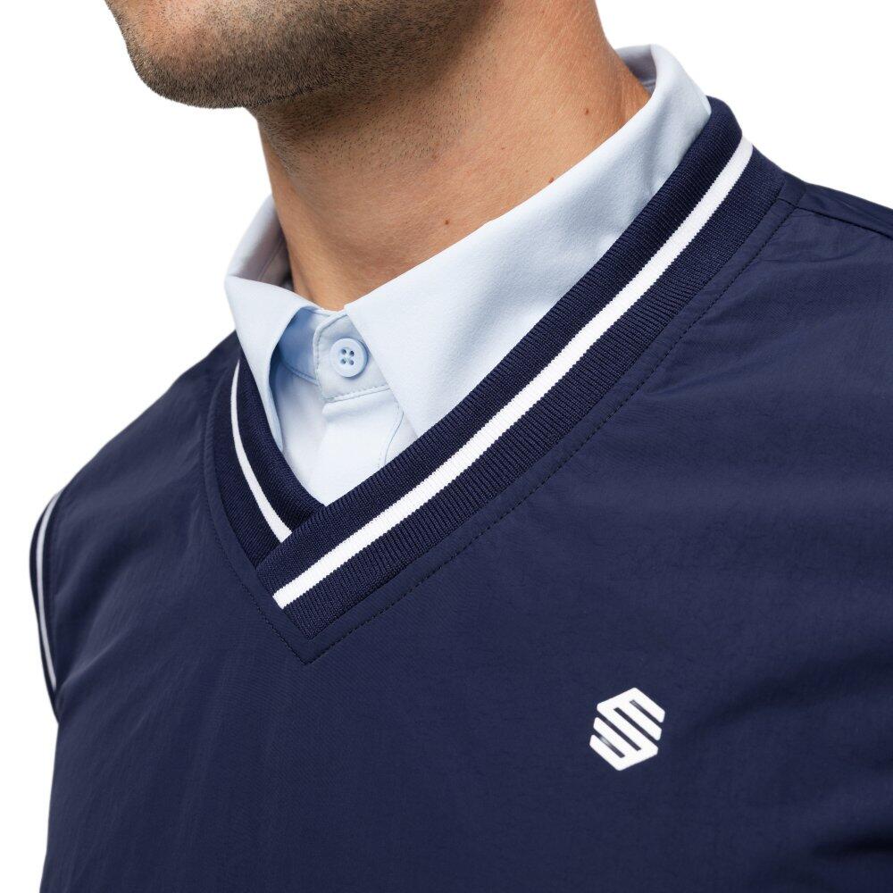 Chaleco golf cortavientos hombre Putt Navy Azul 5/6