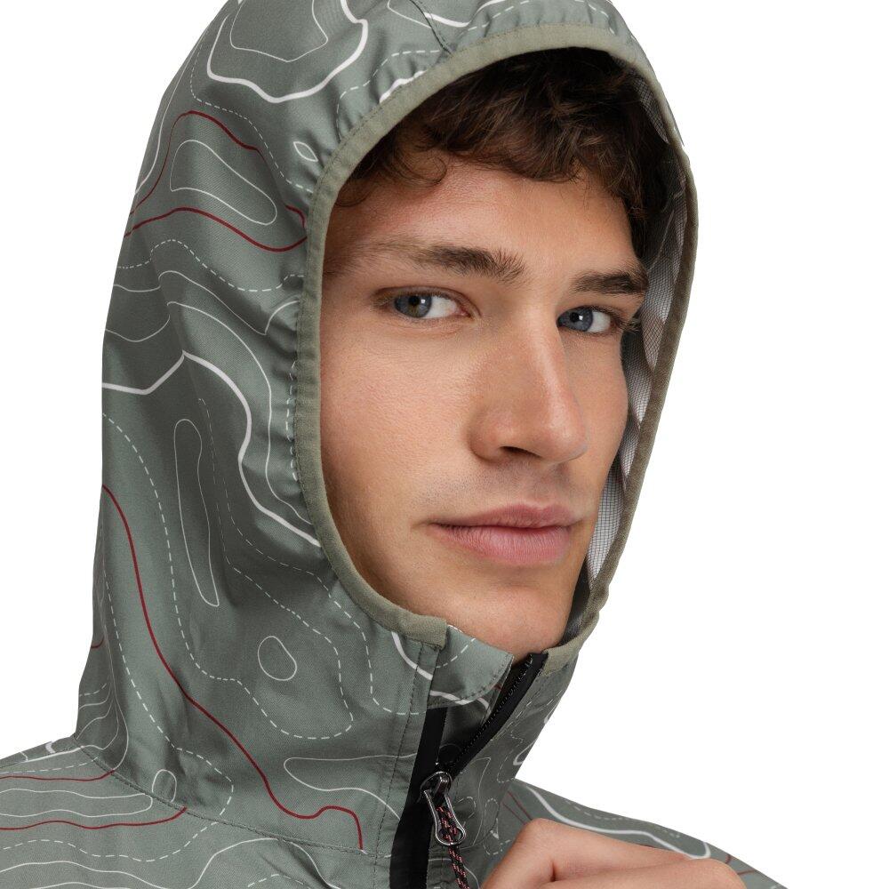 Poncho de pluie imperméable randonnée Homme et Femme Rinjani Green Vert 6/6