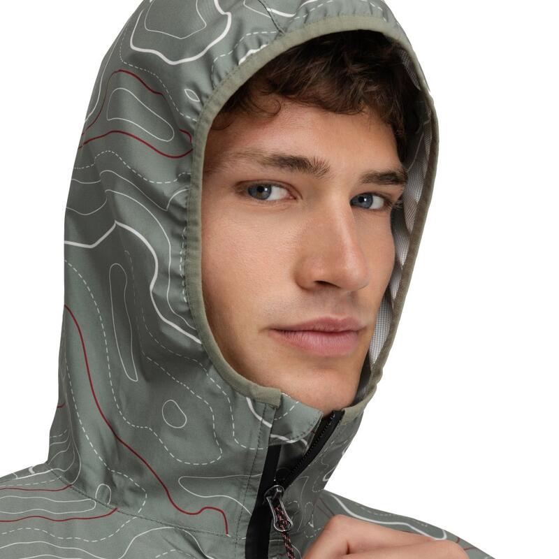 Poncho impermeabil de ploaie pentru Rinjani Green Verde
