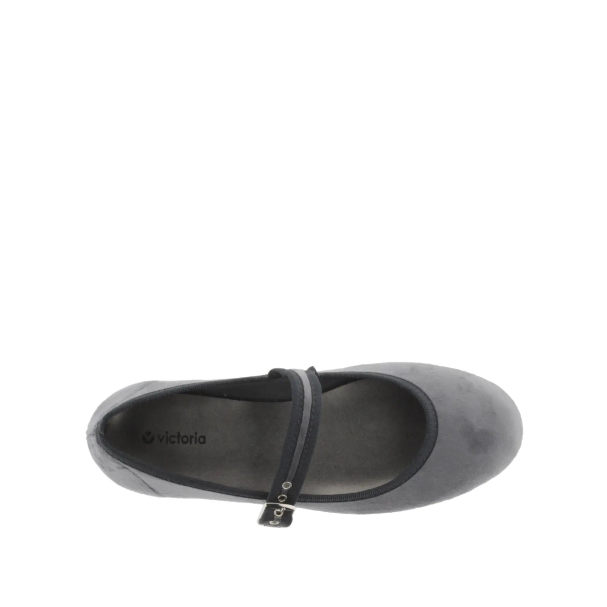 Victoria ODA MERCEDES TERCIOPELO GRIS 4/6