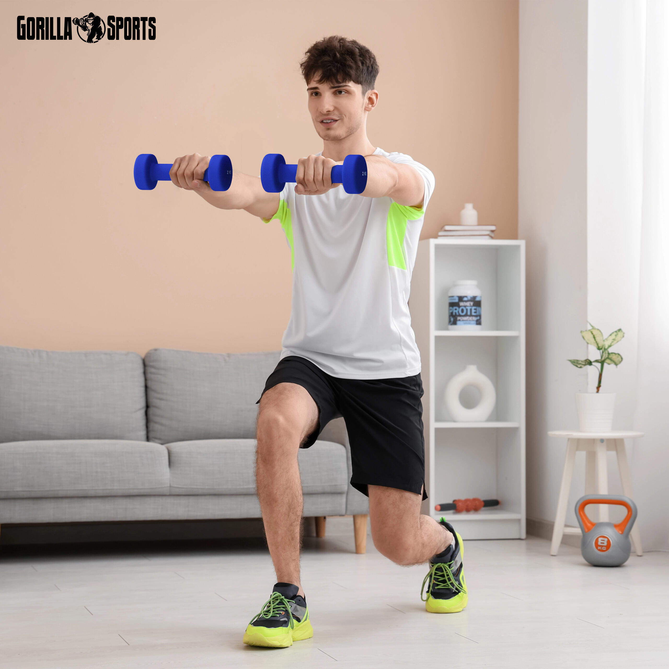 PAIRE D'HALTÈRE VINYLE | FITNESS ET MUSCULATION | AU CHOIX DE 1KG À 10KG 7/7