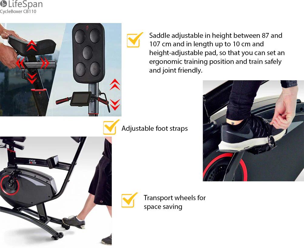 Fitness Cycle Boxer Hometrainer Box-Trainer CB110 6/7