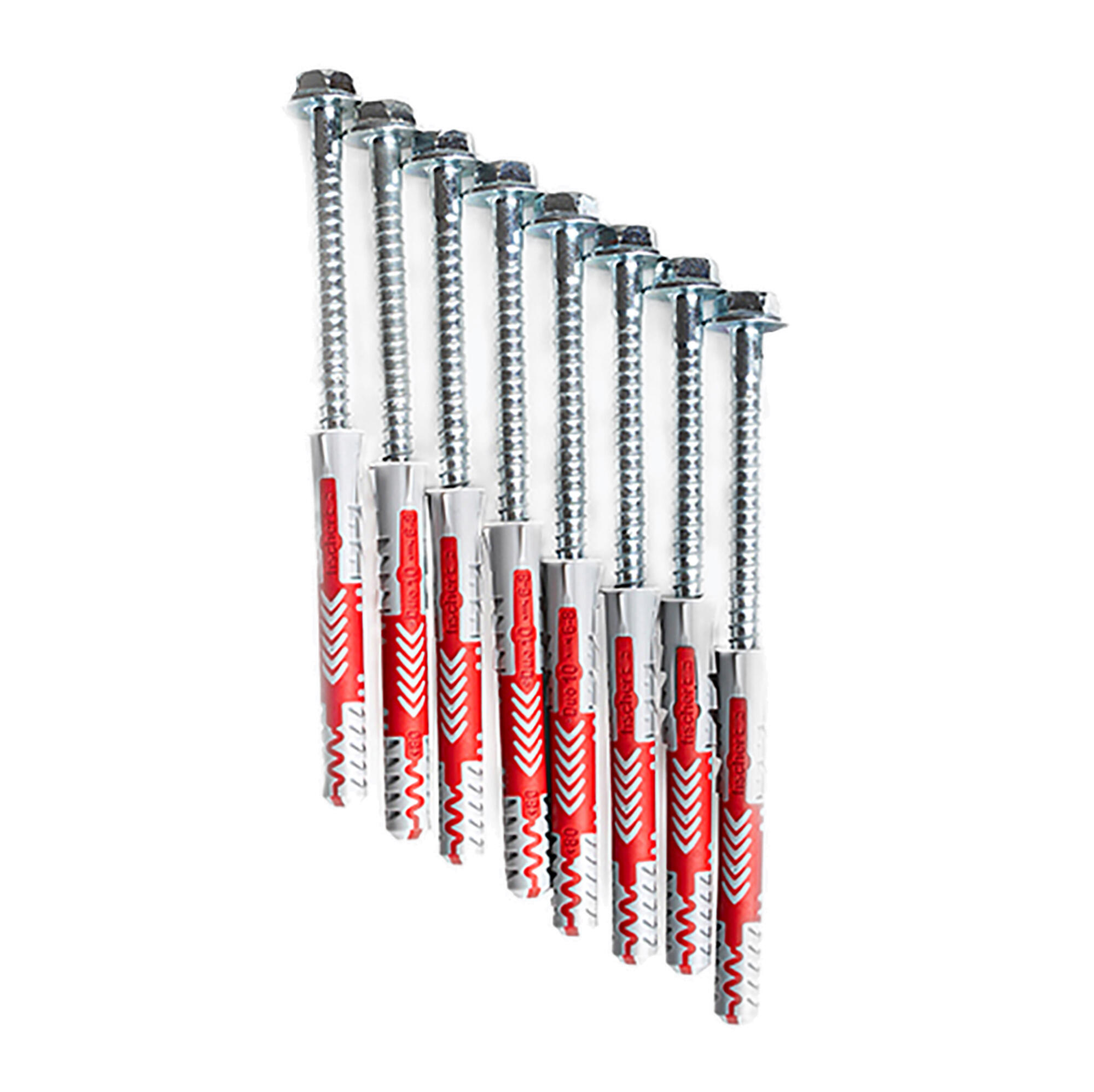Fischer BenchK Screws for Wall Mounting — Nylon, Set 8/12 6/6