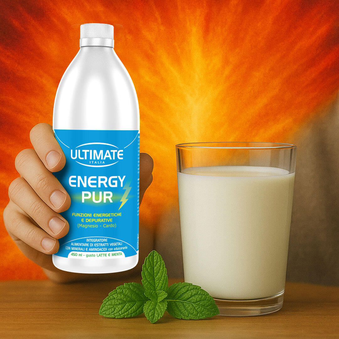 Integratore alimentare - ENERGY PUR LATTE E MENTA - 450ml 6/6