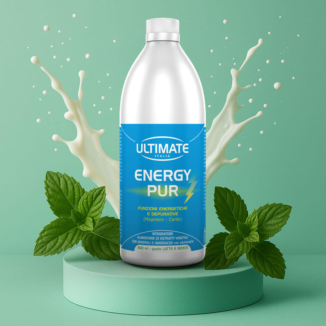 Integratore alimentare - ENERGY PUR LATTE E MENTA - 450ml 5/6