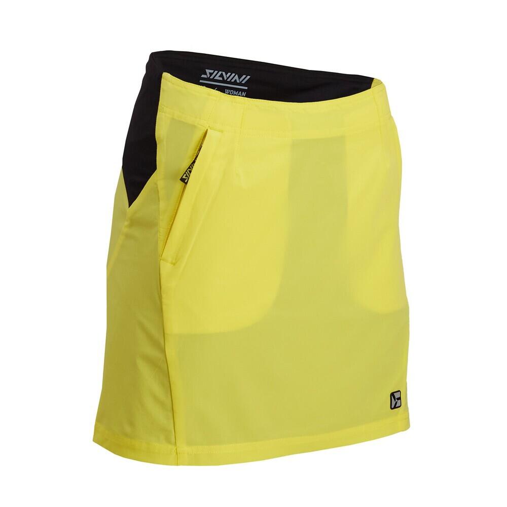Silvini - Jupe Femme Silvini Invio - Jupe - Jaune|noir - 48 Xl - Decathlon