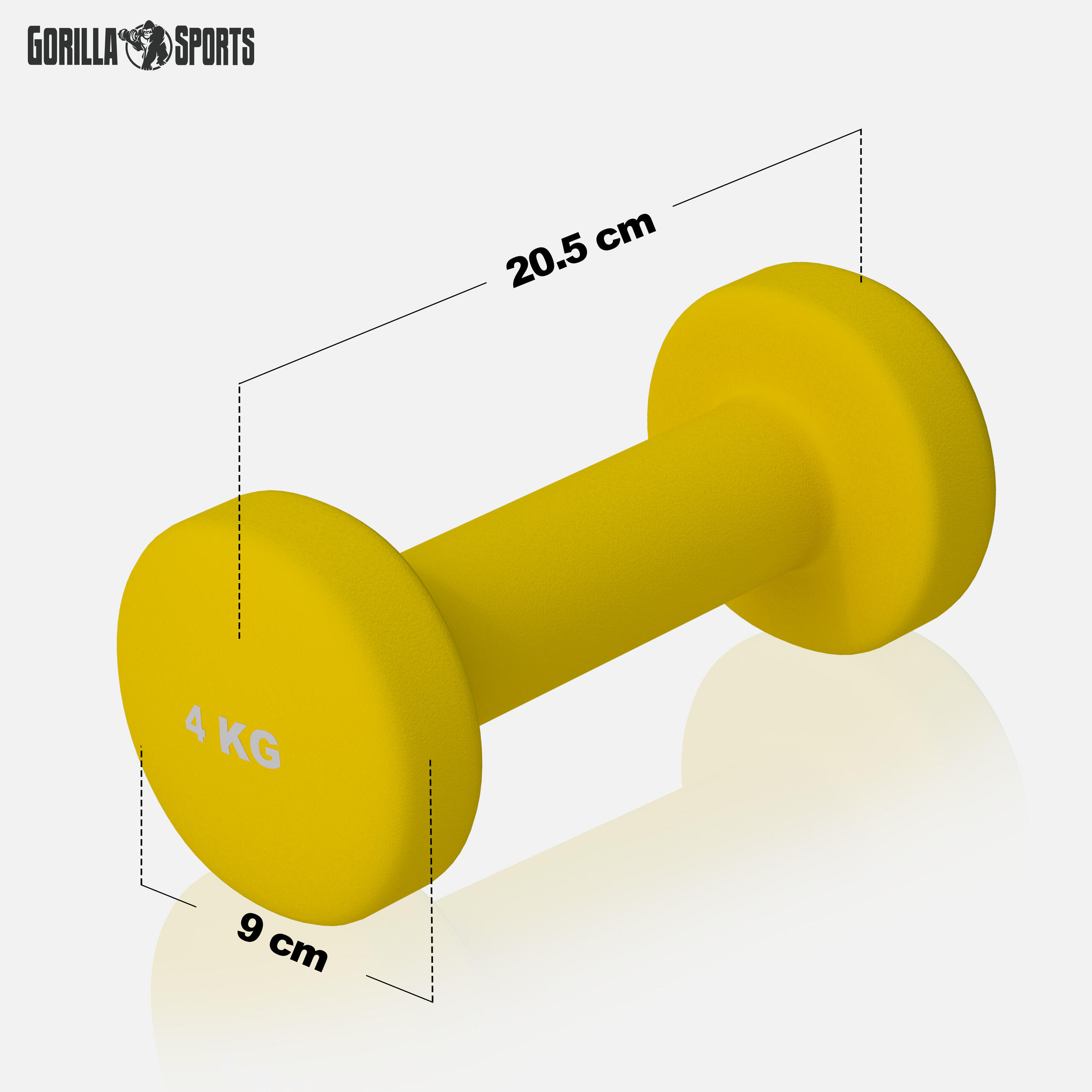 PAIRE D'HALTÈRE VINYLE | FITNESS ET MUSCULATION | AU CHOIX DE 1KG À 10KG 2/7