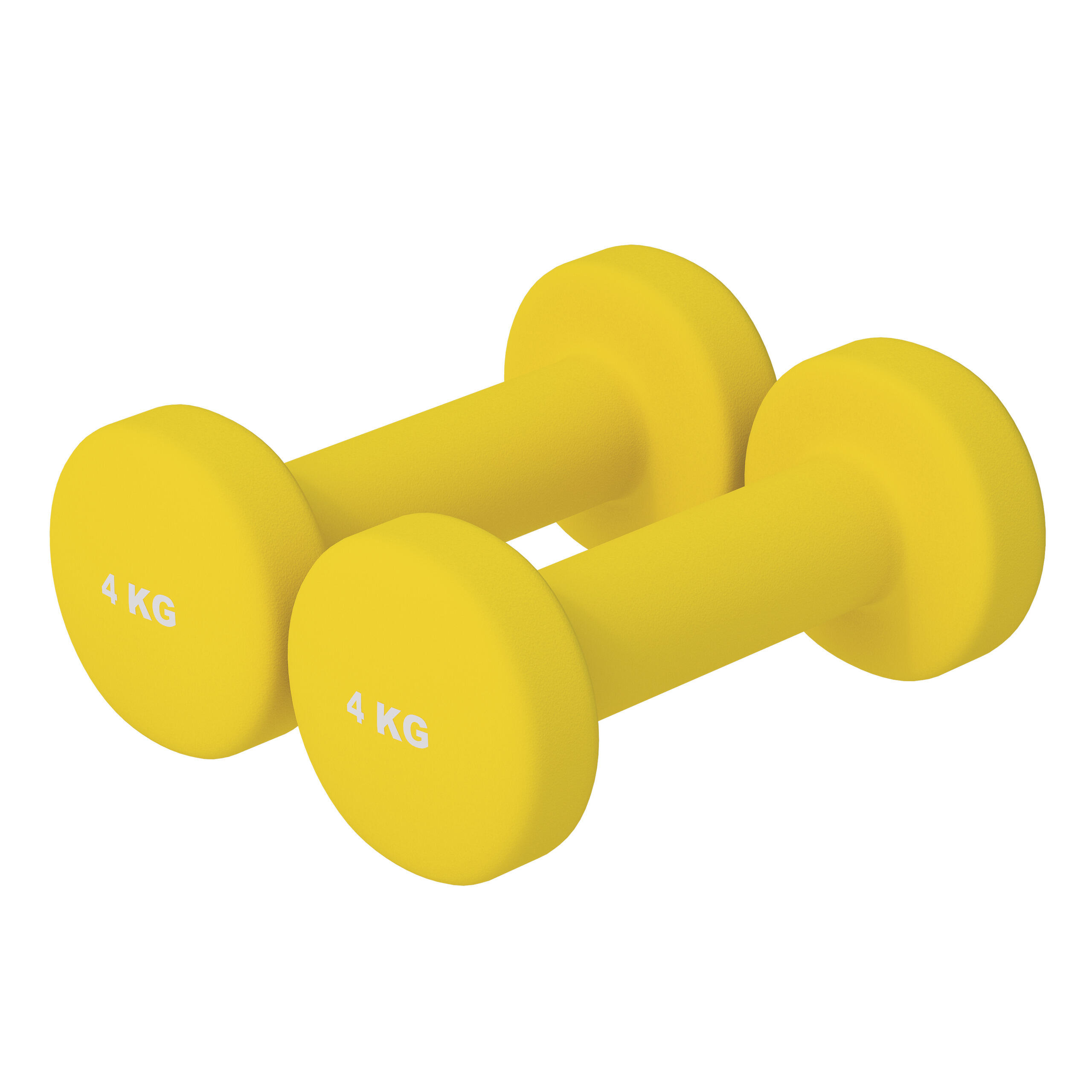 Gorilla Sports - Paire D'Haltère Vinyle | Fitness Et Musculation | Au Choix De 1kg À 10kg - Haltère - Jaune - 1 Kg - Decathlon