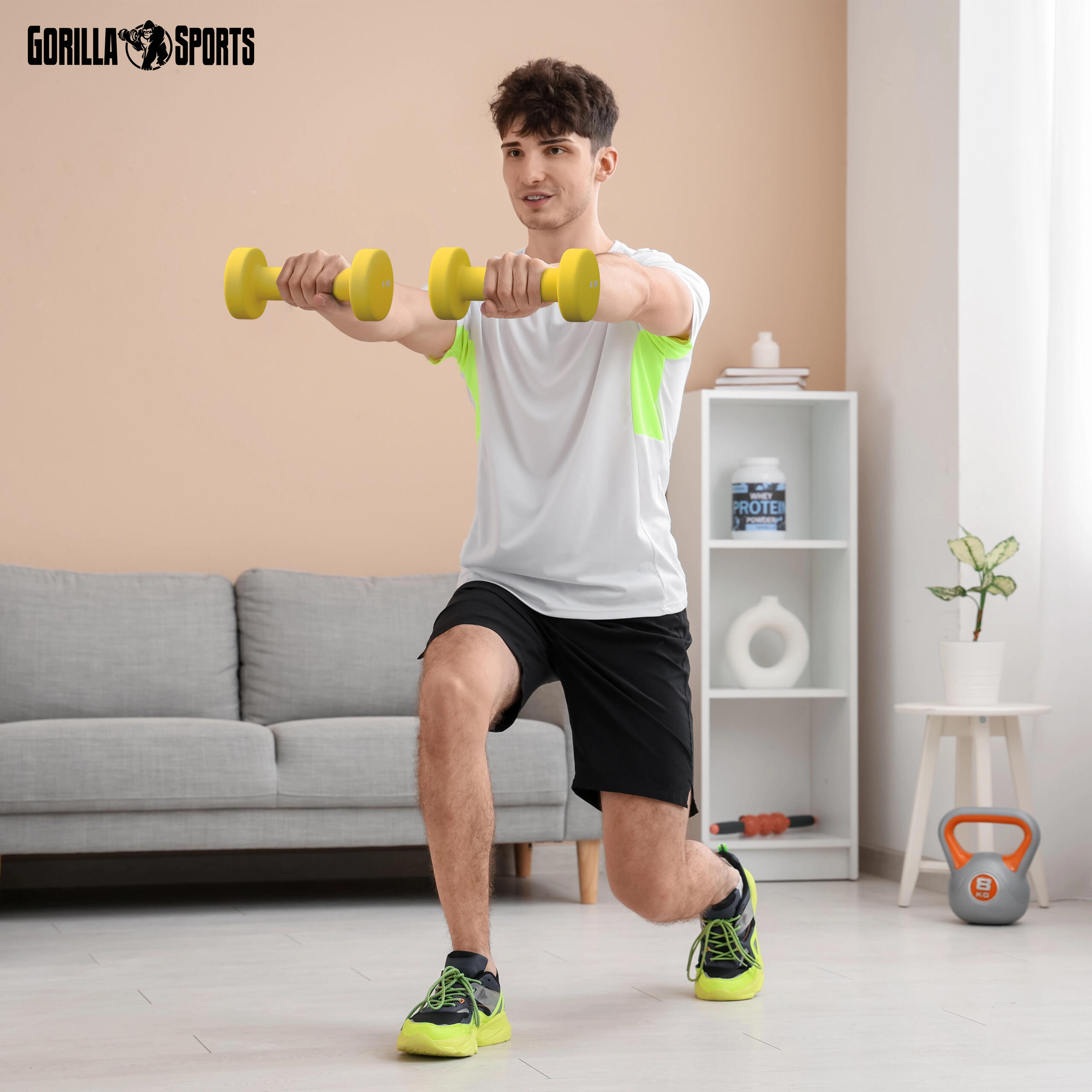 PAIRE D'HALTÈRE VINYLE | FITNESS ET MUSCULATION | AU CHOIX DE 1KG À 10KG 7/7