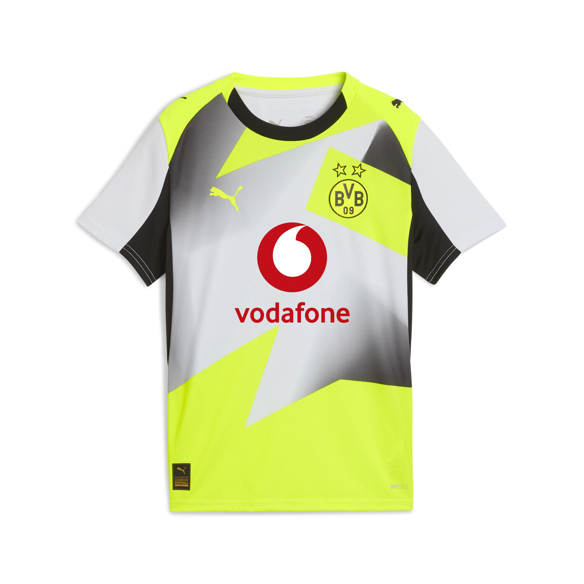Puma - Maillot Away 25/26 Borussia Dortmund Enfant Et Adolescent Puma - T-shirt Manches Courtes - Gris|jaune - Decathlon