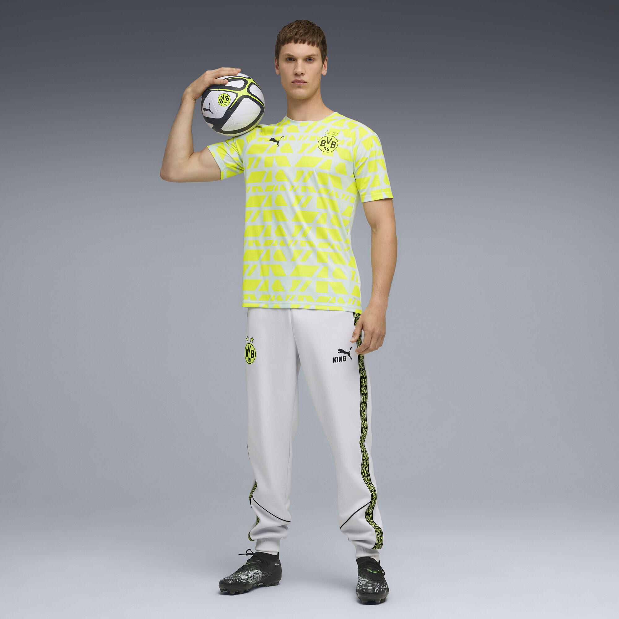Maglia pre-partita Borussia Dortmund da uomo PUMA 4/6