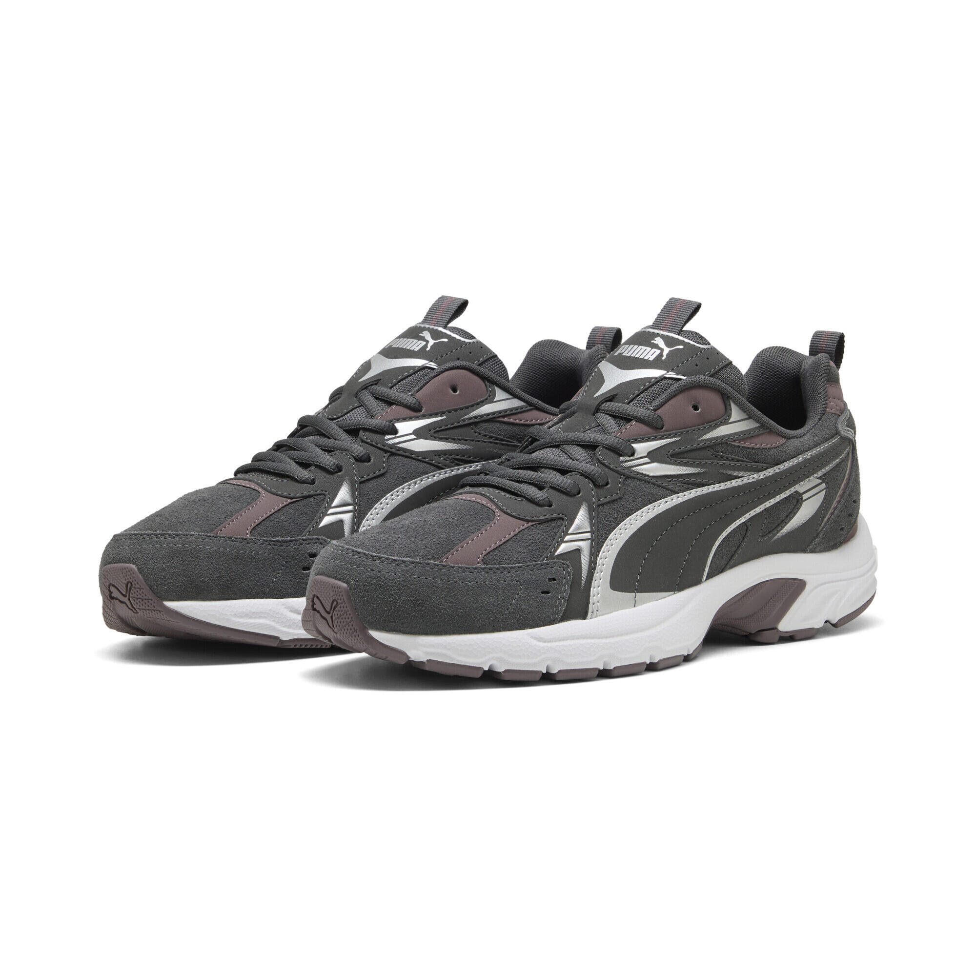 Puma - Sneakers Milenio Tech Unisexe Puma - Baskets - Gris|violet - Decathlon