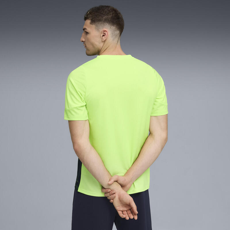 Tricou bărbați mânecă scurtă, slim Manchester City, negru PUMA
