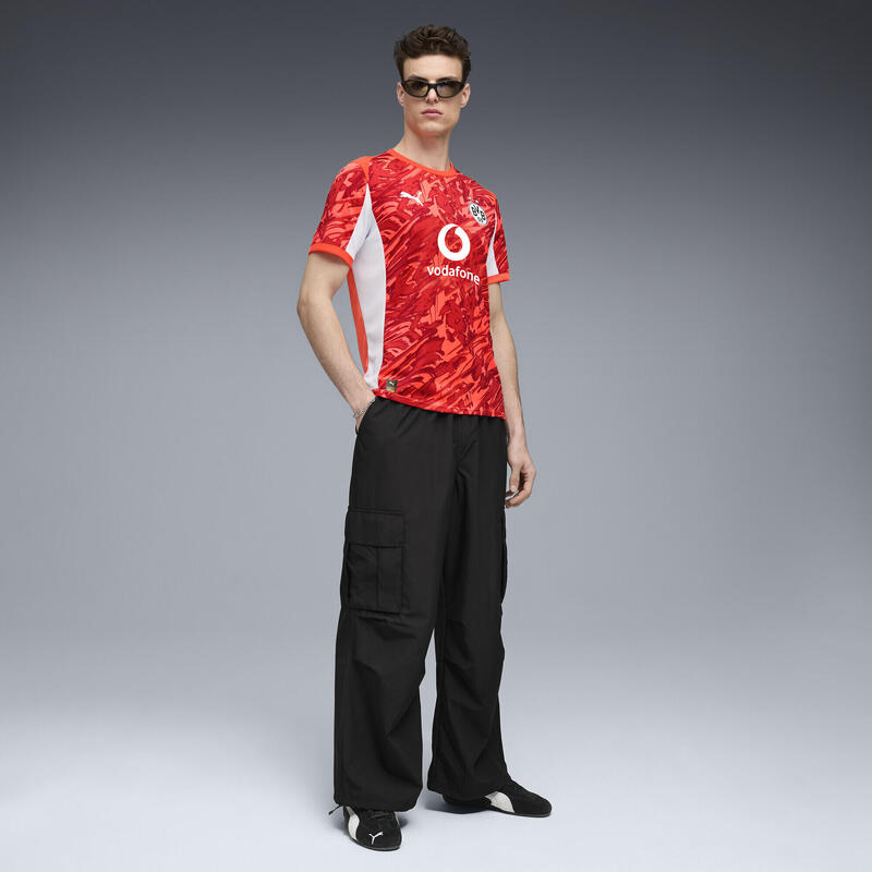 Tricou fotbal bărbați mânecă scurtă logo echipă 25/26 verde PUMA
