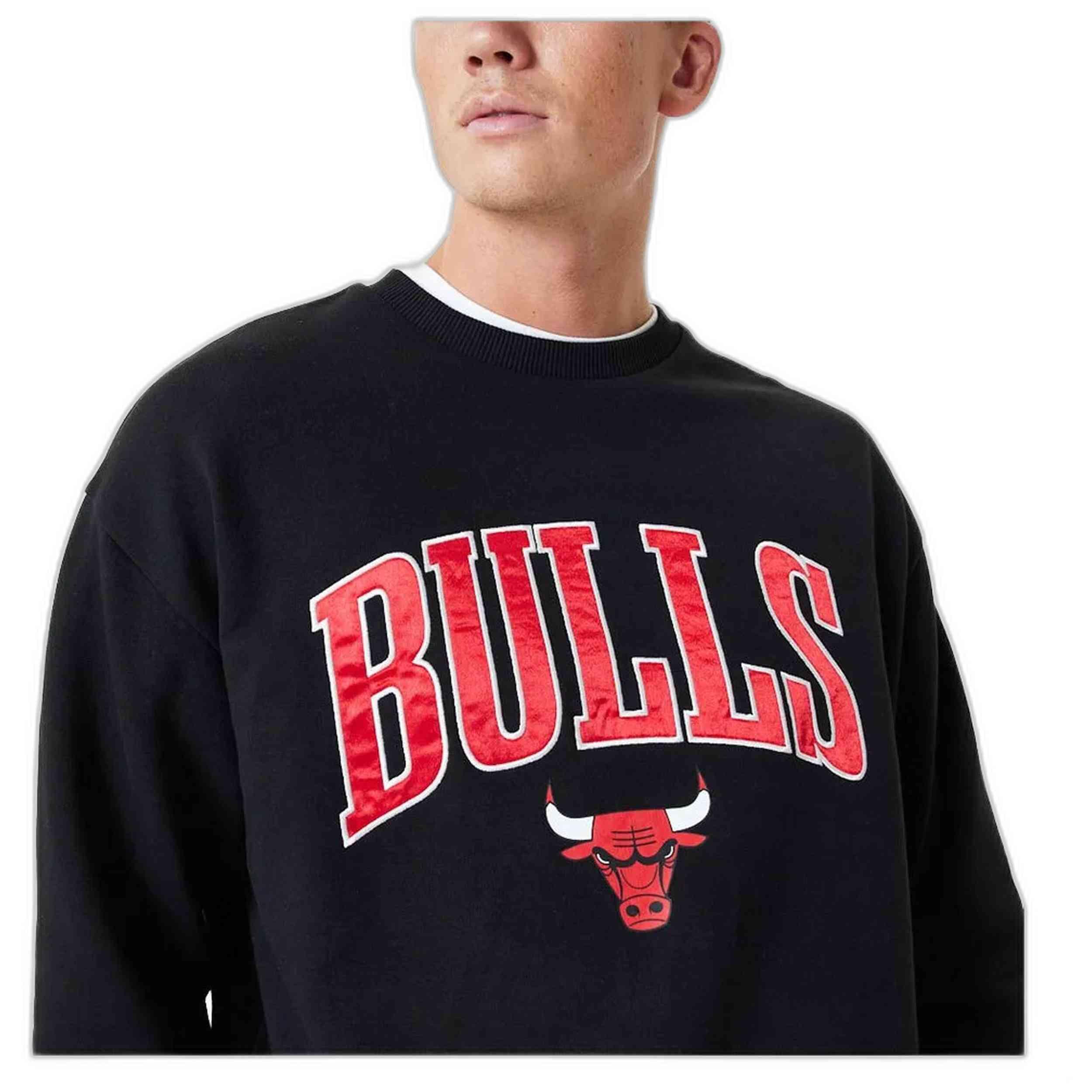 Sweat à capuche New era modèle Chicago Bulls NBA pour homme 4/5