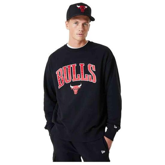 Felpa con cappuccio New era modello Chicago Bulls NBA per uomini
