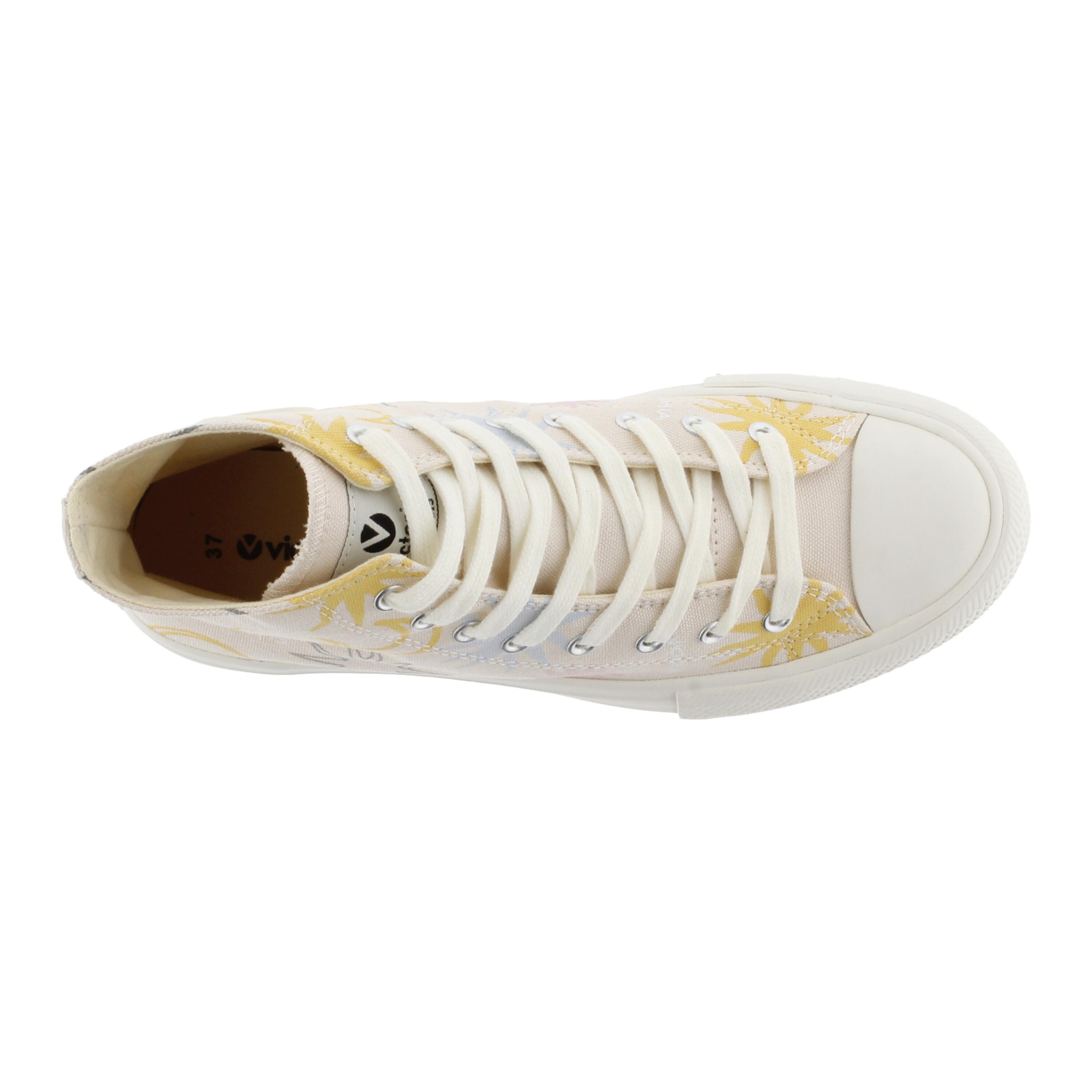 Hoher Sneaker mit Sonnenprint, Damen Victoria Doble 5/6
