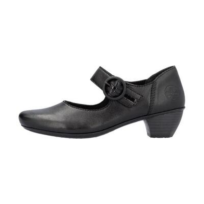 Rieker Damen Halbschuh Schuhe 41756-00 schwarz