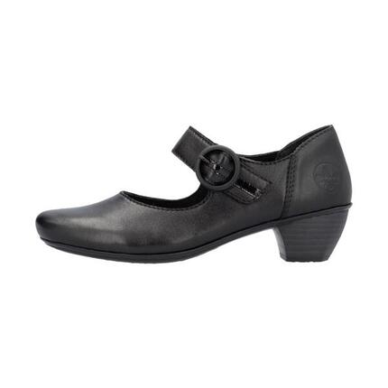 Rieker Damen Halbschuh Schuhe 41756-00 schwarz