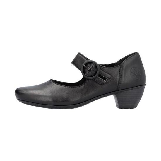 Rieker Damen Halbschuh Schuhe 41756-00 schwarz