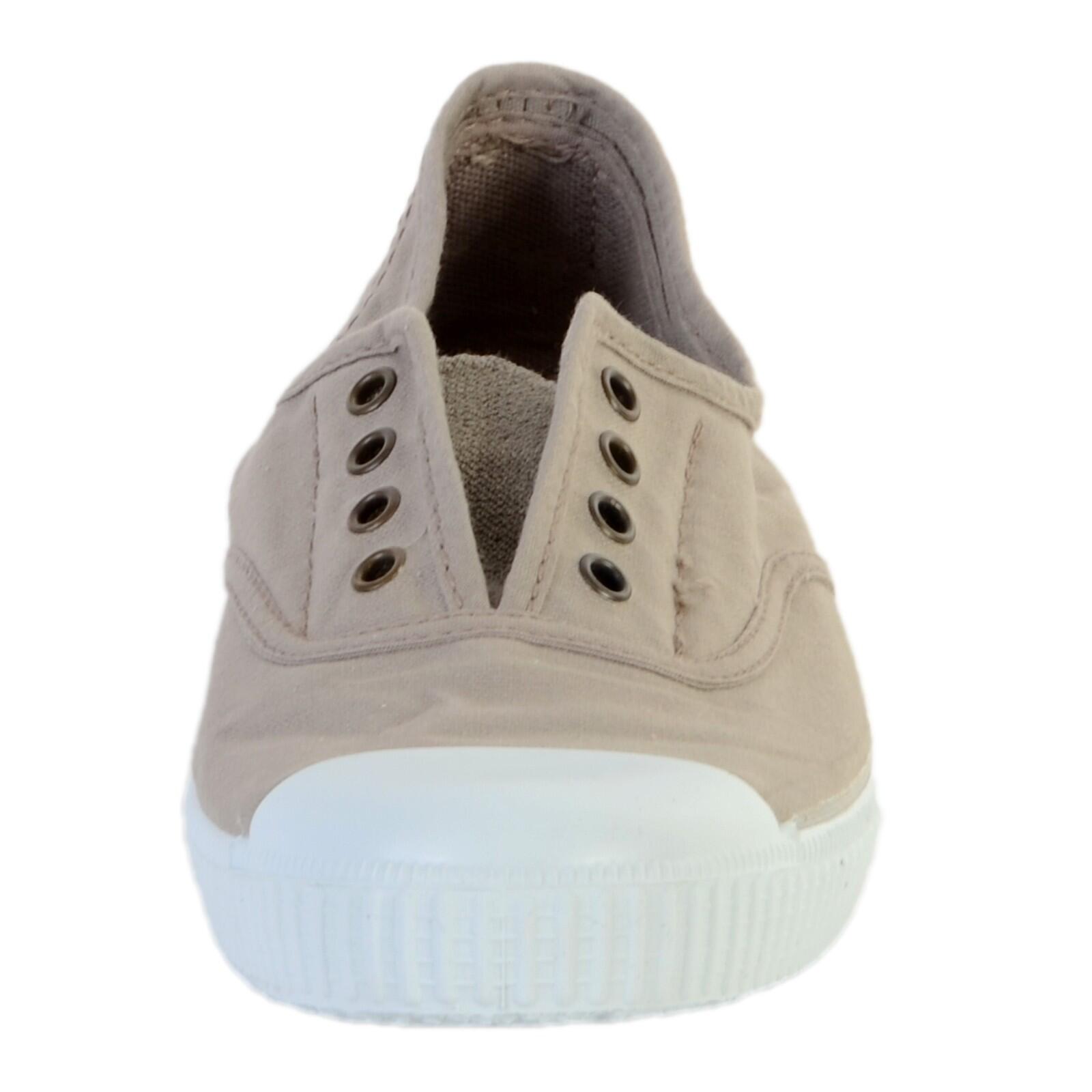 Zapatillas Lona Mujer Victoria  Beige 3/6