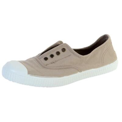 Zapatillas Lona Mujer Victoria Beige