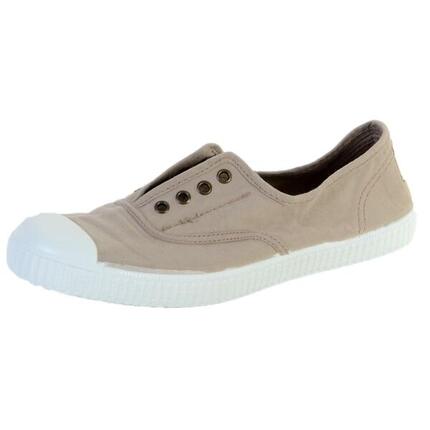 Zapatillas Lona Mujer Victoria Beige