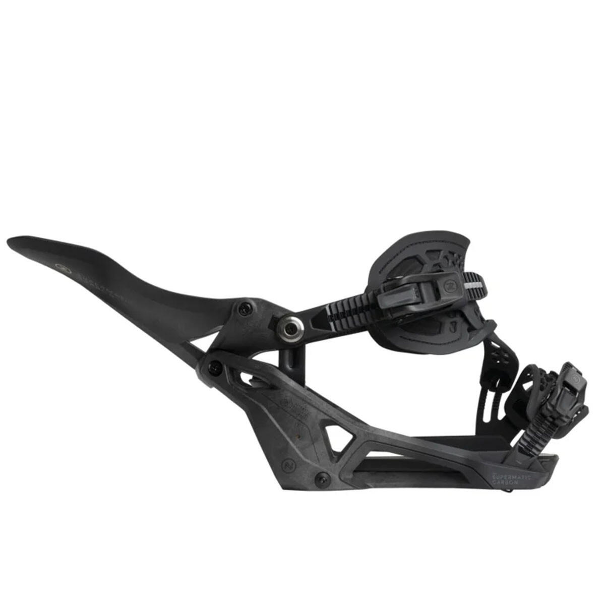 Fixations De Snowboard Supermatic Carbon Black Homme 6/6