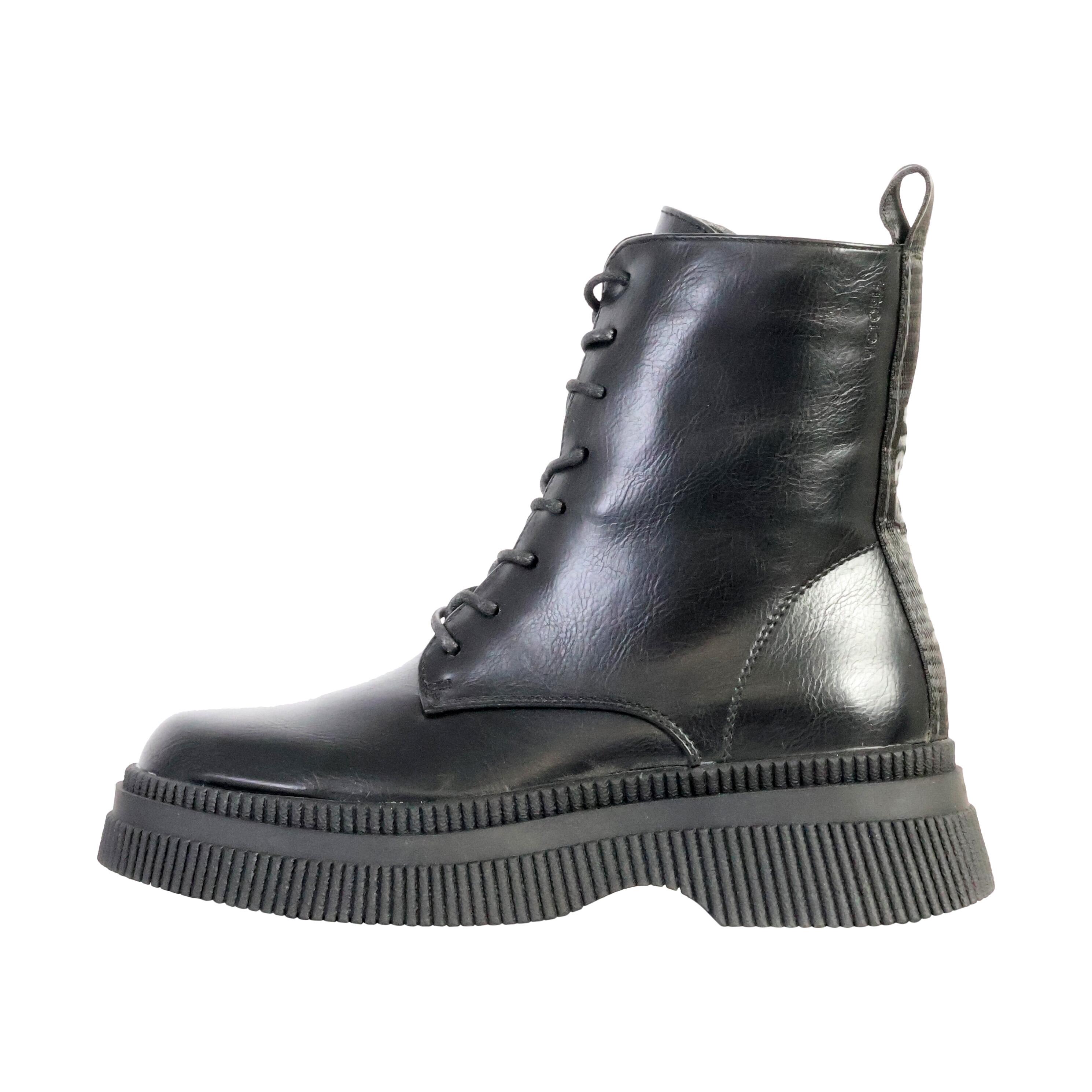 Victoria - Bottines Femme Victoria Dublin Cordones Efecto Piel - Chaussures De Sport - Noir - 40 - Decathlon